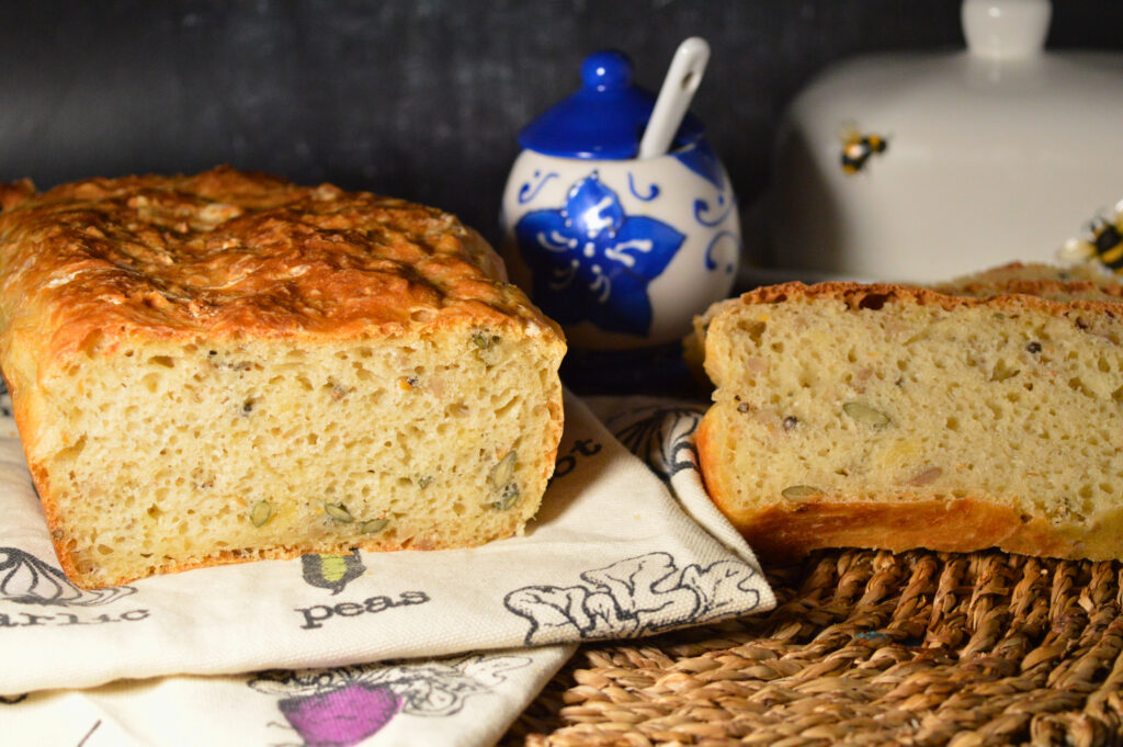 No-Knead Spelt Seeded Bread – Quick, Easy & Delicious Homemade Loaf